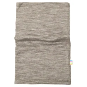 Danefæ JOHA Neckwarmer Merino Wool Sesame Melange | Børn Uld | Vanter Og Huer