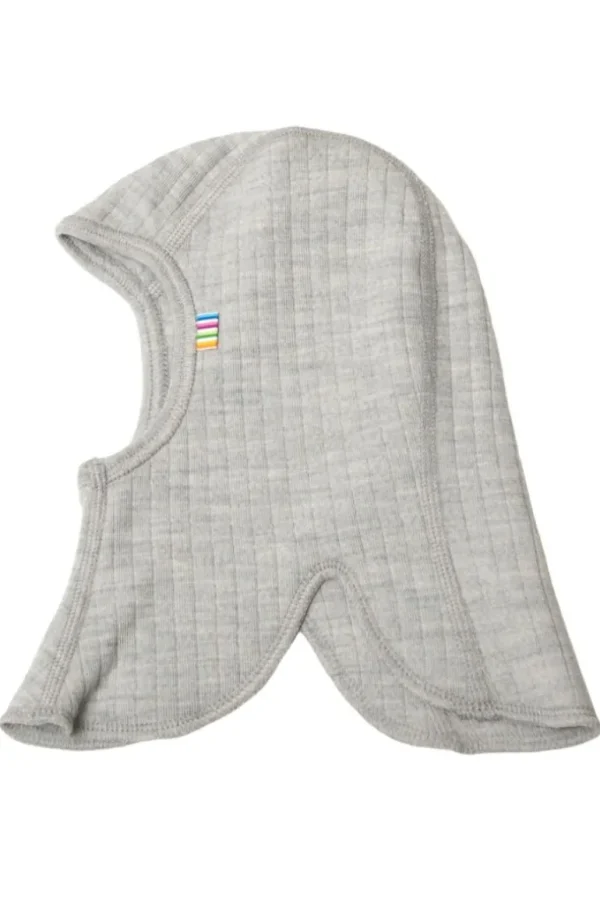 Danefæ JOHA Uld Elefanthue Double Silver Melange | Børn Uld | Vanter Og Huer