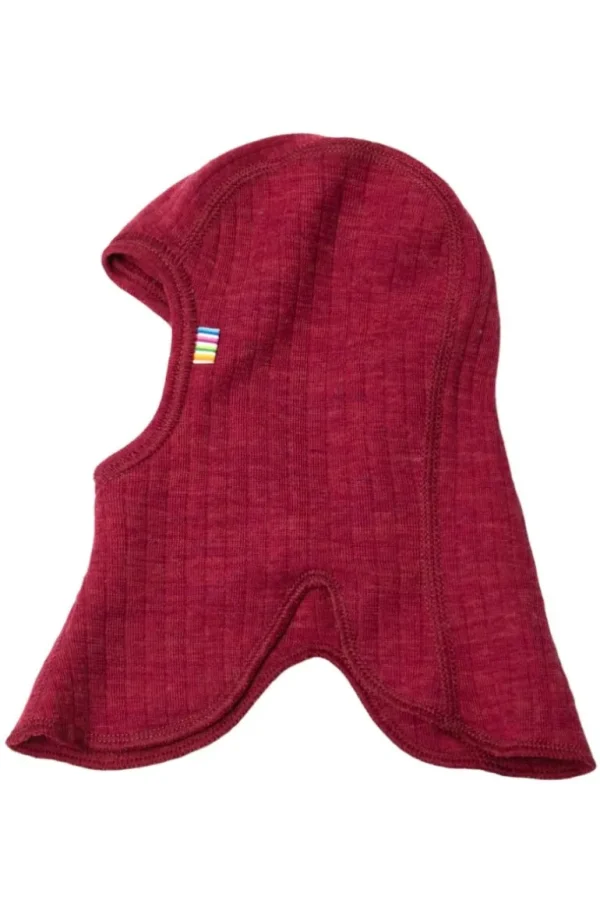 Danefæ JOHA Uld Elefanthue Double Fuchsia Melange | Børn Uld | Vanter Og Huer