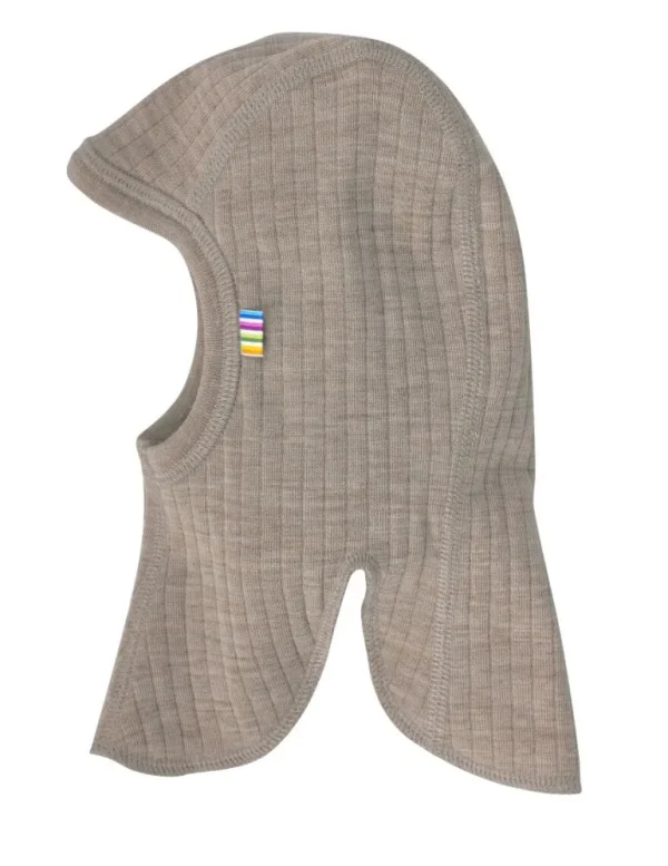 Danefæ JOHA Uld Elefanthue Double Sesame Melange | Børn Uld | Vanter Og Huer