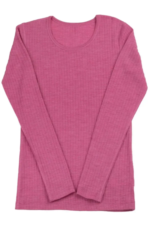Danefæ Joha Wool Blouse Raspberry | Dame Bluser