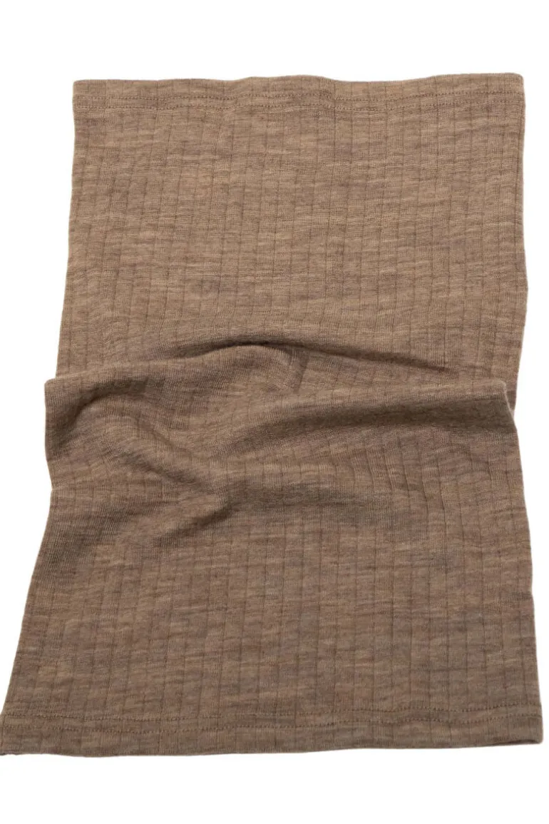 Danefæ JOHA Wool Neckwarmer Kids Beige YD | Børn Uld | Vanter Og Huer