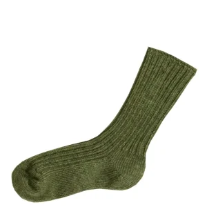 Danefæ JOHA Wool Socks Mos Melange | Børn Strømper | Uld