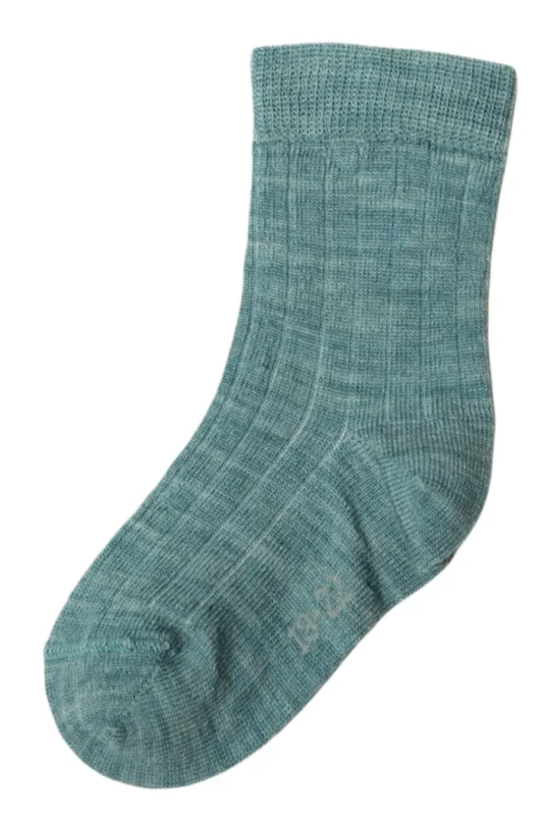 Danefæ JOHA Wool Socks Thin Rib | Dame Strømper