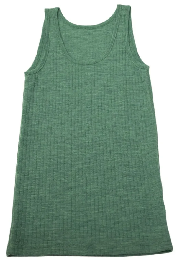 Danefæ Joha Wool Undershirt Green YD | Dame Undertøj