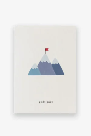 Danefæ Kartotek Kort-A7 Bjergtop-Godt gået | Kort Og Notesbøger