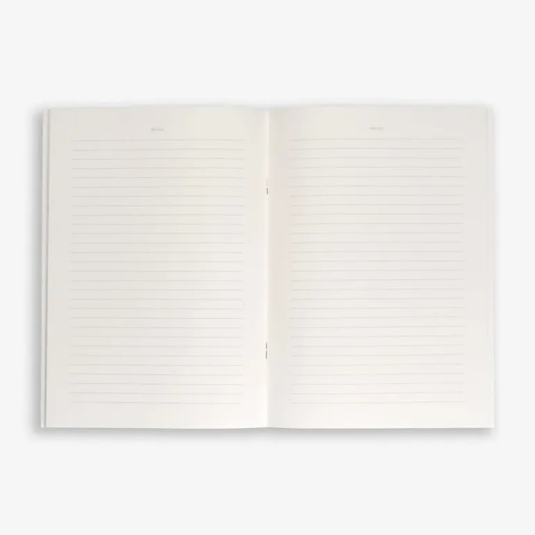 Danefæ Kartotek Notebook Small Terracotta LEAVES | Kort Og Notesbøger