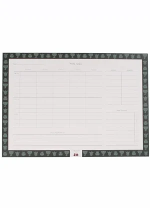 Danefæ Kartotek Weekly Planner | Kort Og Notesbøger | Bøger Og Kort