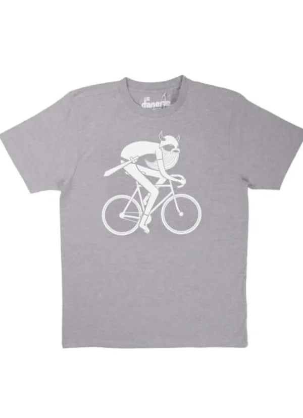 Danefæ Mande Tee Hthr grey BIKINGVIKING (white) | T-shirt