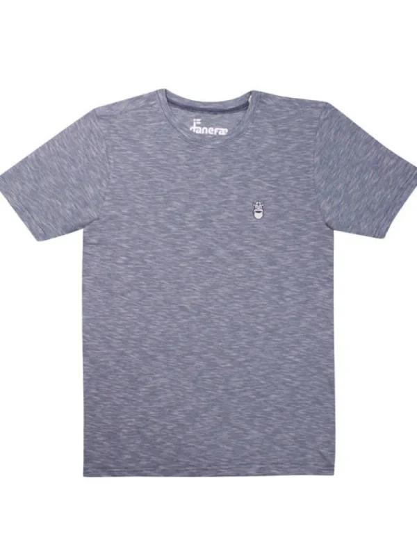 Danefæ Mande Tee Navy/Milk ERIK EMBROIDERY | T-shirt