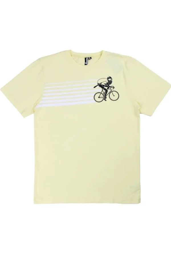 Danefæ Mande Tee Pale Yellow VELOVIKING TDF | T-shirt