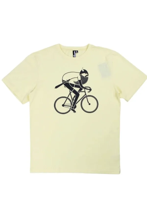 Danefæ Mande Tee Pale Yellow VELOVIKING MJ | T-shirt