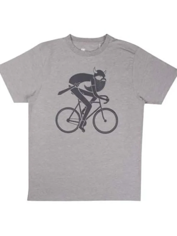 Danefæ Mande Tee X Hthr Grey BIKING VIKING | T-shirt