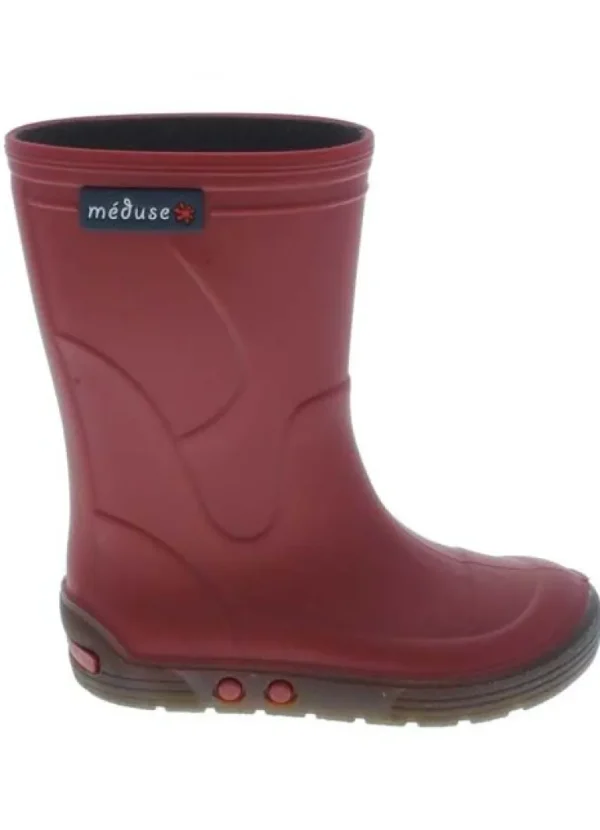 Danefæ Meduse Rubber Boots Airbus Rouge Fonce/Chanvre | Børn Gummistøvler | Sko Og Støvler