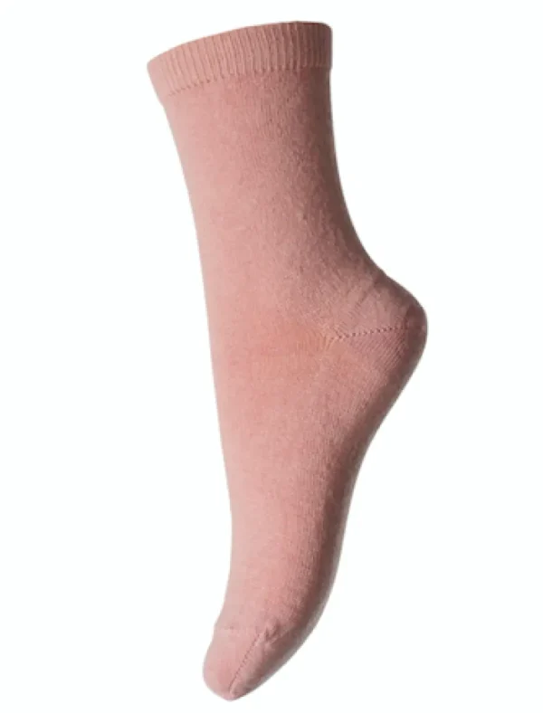 Danefæ MP Wool/Cotton Socks Wood Rose-188 | Dame Strømper