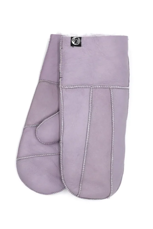 Danefæ No Waste Sheepskin Napa Gloves Soft Purple | Dame Vanter