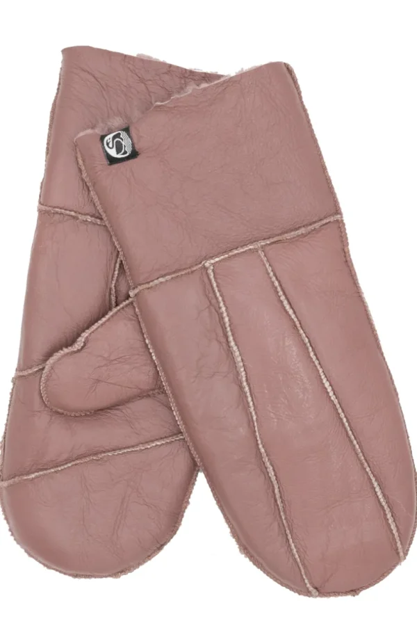 Danefæ No Waste Sheepskin Napa Gloves Dark Pink | Dame Vanter