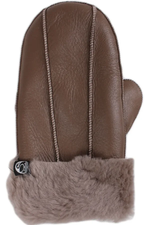Danefæ No Waste Sheepskin Napa Gloves Khaki | Dame Vanter