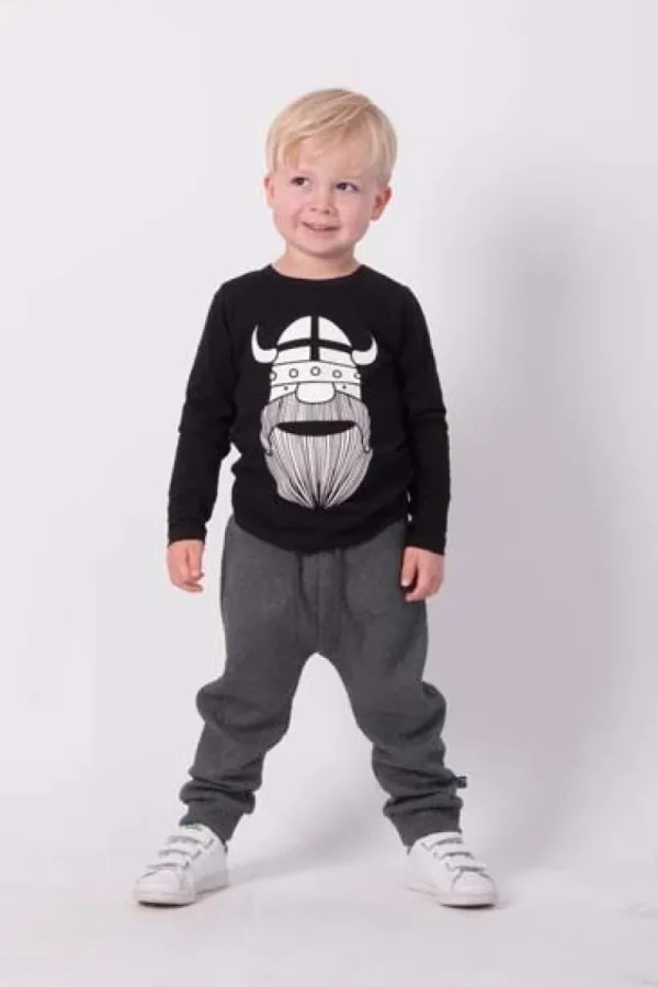 Danefæ NOOS Danonsdag Tee Black ERIK | Børn Bluser