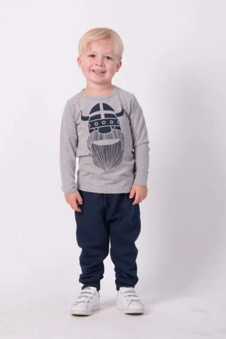 Danefæ NOOS Danonsdag Tee Heather Grey ERIK | Børn Bluser