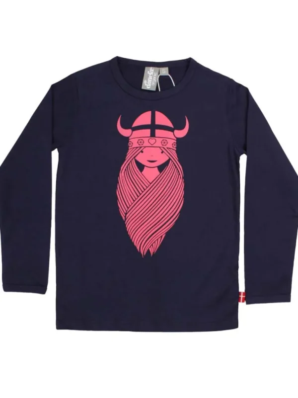 Danefæ ORGANIC - Danebasic LS Dk Navy FREJA | Børn Bluser