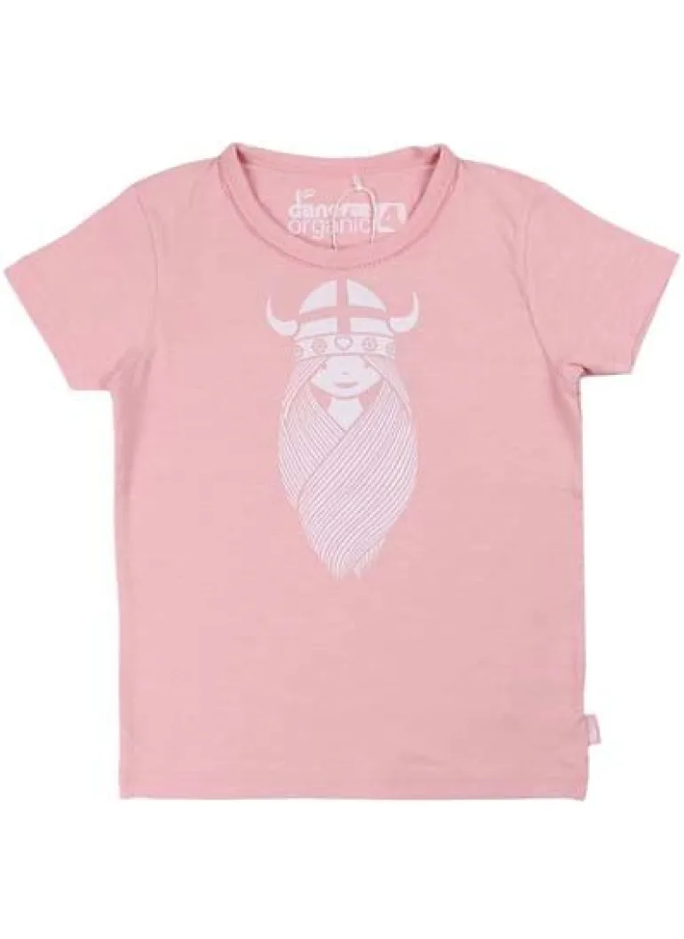 Danefæ ORGANIC - Danebeetroot tee Powder Pink FREJA | Børn T-shirts
