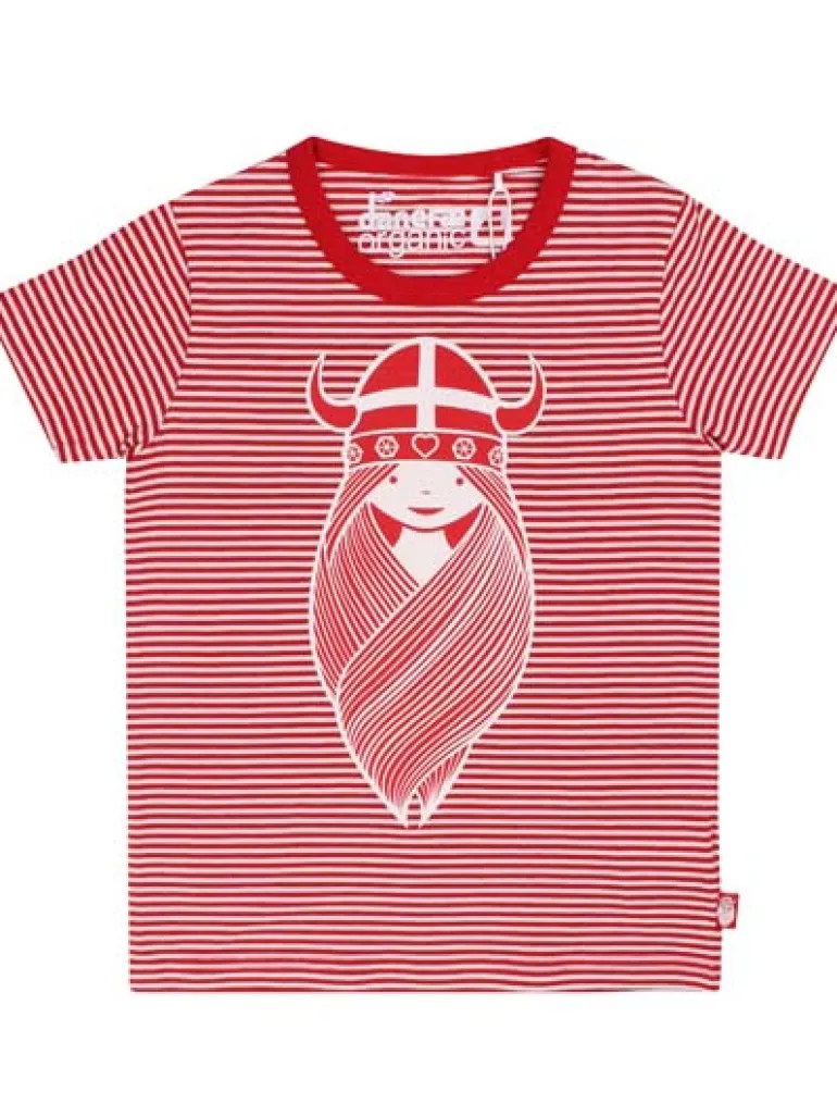 Danefæ ORGANIC - Danebeetroot Tee Red/Chalk FREJA | Børn T-shirts
