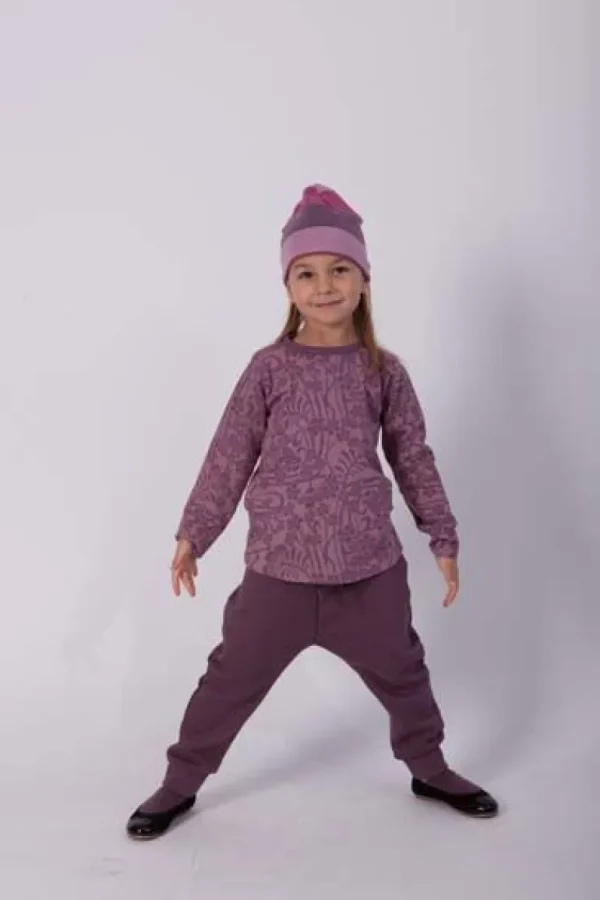 Danefæ ORGANIC - Daneboeg pants Grey Plum | Bukser