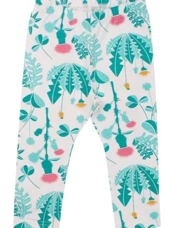 Danefæ ORGANIC - Danekanel leggings Chalk Ukrudt | Leggings