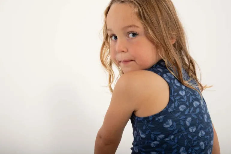 Danefæ ORGANIC - Danekrokus Set Marine/Cold Blue FLEURIE | Børn Undertøj | Undertøj