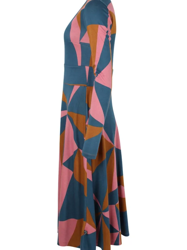 Danefæ ORGANIC - Danesigrid Interlock Dress Tobacco TRIANGULATE | Dame Kjoler