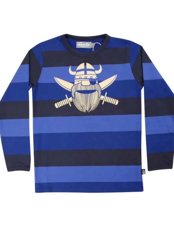 Danefæ ORGANIC - Danespire Tee Bluemoon PIRAT | Børn Bluser