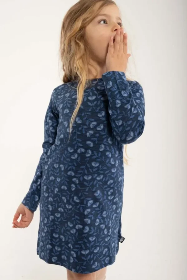 Danefæ ORGANIC - Danetulip Nightgown Marine/Cold Blue FLEURIE | Børn Nattøj