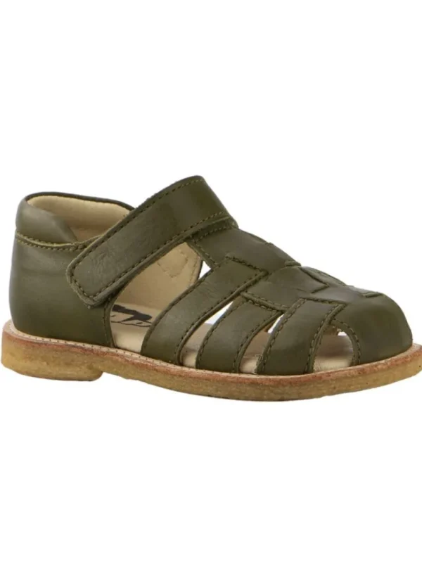 Danefæ Rap Klassisk Sandal Green Olive | Børn Sandaler | Begyndersko