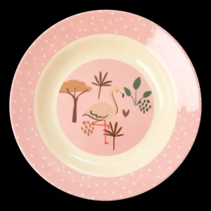 Danefæ Rice Melamine Børneskål Pink JUNGLE ANIMALS | Rice | Spisetid