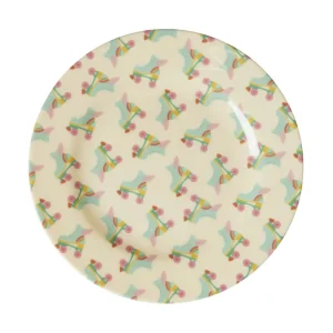 Danefæ Rice Rund Sidetallerken Multi Roller Skate | Rice