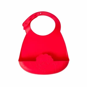 Danefæ Rice Silikone Hagesmæk Red LOEVE | Rice | Spisetid