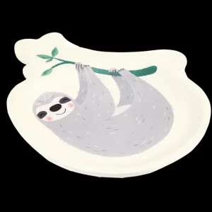 Danefæ RL Paper Plates Sydney the sloth | Festudstyr
