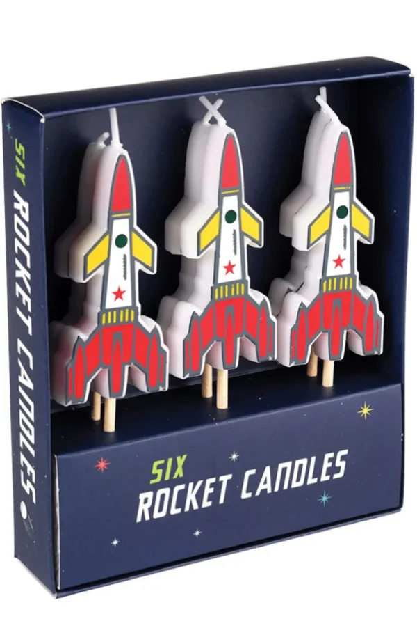 Danefæ RL Party Candles - 6 stk Space Age | Festudstyr
