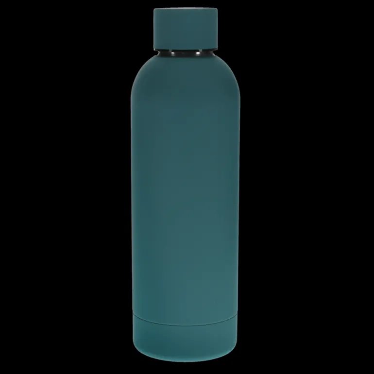 Danefæ RL Rubber coated steel bottle Petrol blue | Børn Drikkedunke Og Madkasser