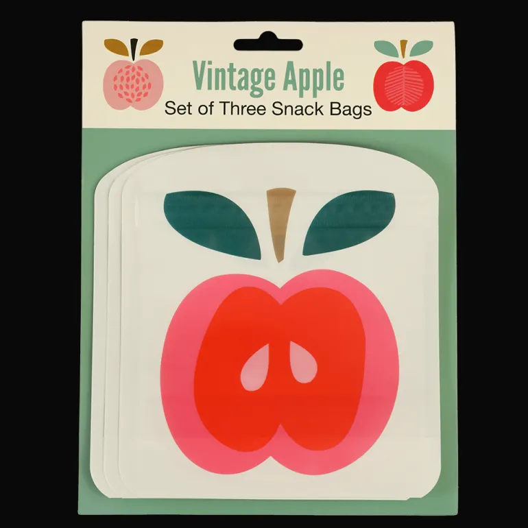 Danefæ RL Snack Bags Vintage Apple | Børn Drikkedunke Og Madkasser