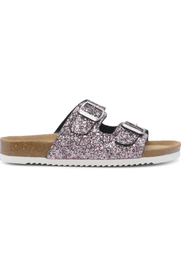 Danefæ Rugged Gear Bio Two Strap Kids Light Rose Glitter | Børn Sandaler | Sko