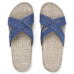 Danefæ Shangies Women Blue Stripes | Dame Sandaler