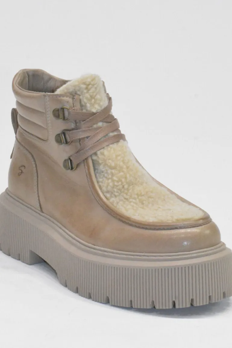 Danefæ Shoedesign Cph Groovy Warm Beige/Vintage Beg | Dame Støvler