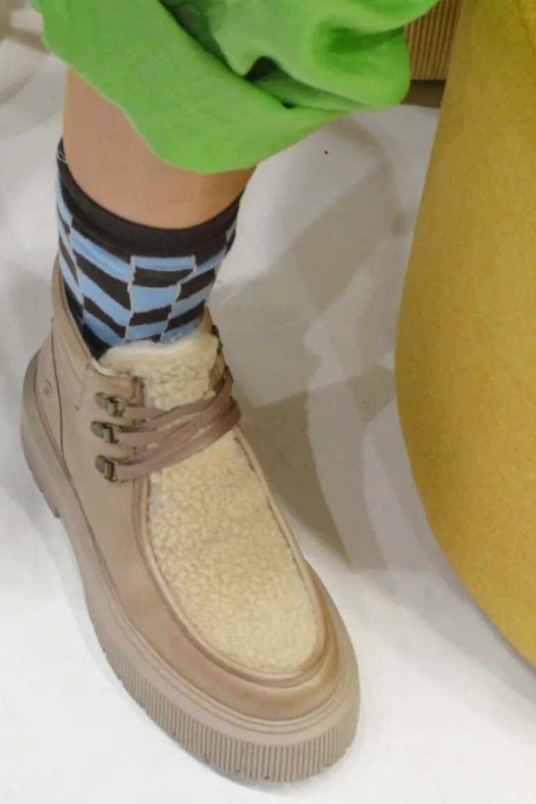 Danefæ Shoedesign Cph Groovy Warm Beige/Vintage Beg | Dame Støvler