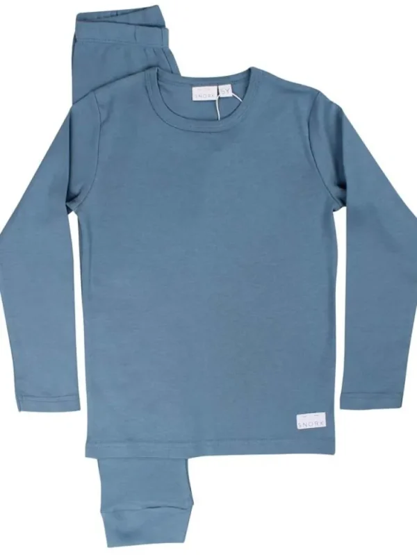Danefæ SNORK - Classic Pyjamas Dusty Blue | Børn Nattøj