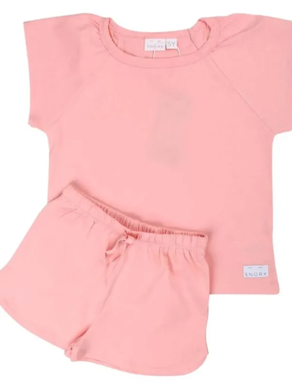 Danefæ SNORK - Selma Summer Pyjamas Peach Blush | Børn Nattøj