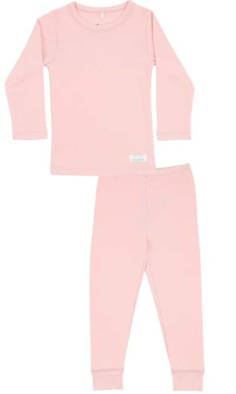 Danefæ SNORK Basic LS Pyjamas Potpurri Light Rosa | Børn Nattøj