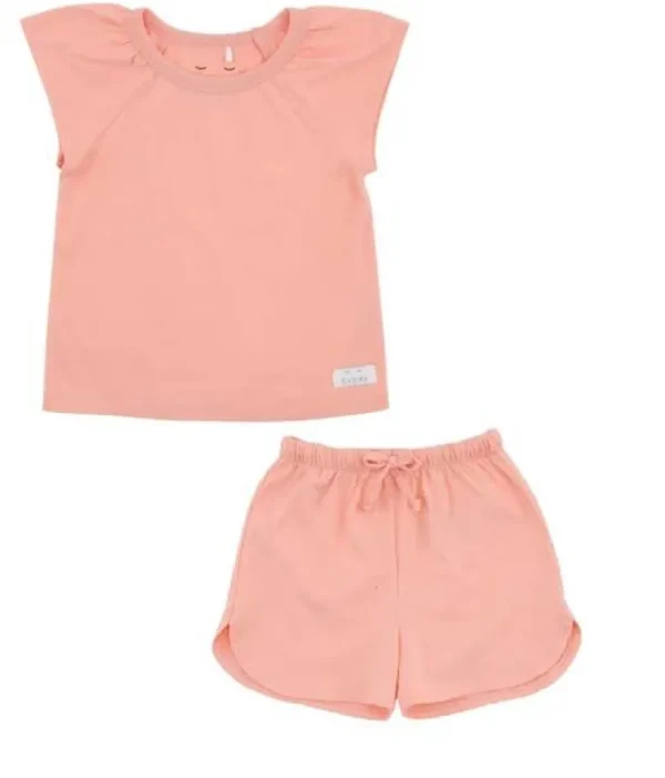 Danefæ SNORK Selma Summer Pyjamas Peach Blush | Børn Nattøj | Nattøj