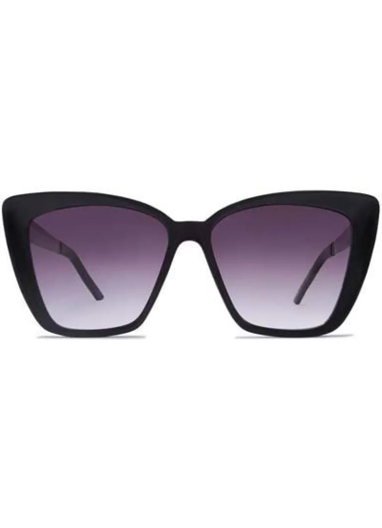 Danefæ Solbriller Crusheyes ASPEN Gloss Black/Smoke | Dame Briller